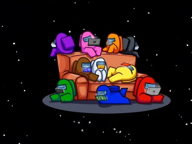 Hra: Among Us Space Run