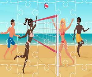 Hra: Beach Volley Ball Jigsaw