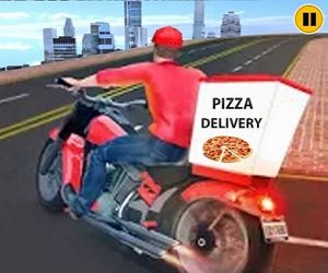 Big Pizza Delivery Boy Simulator Game