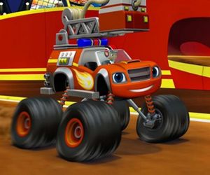 Hra: Blaze Monster Truck Jigsaw