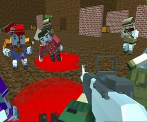 Hra: Blocky Warfare The Aweper Zombie