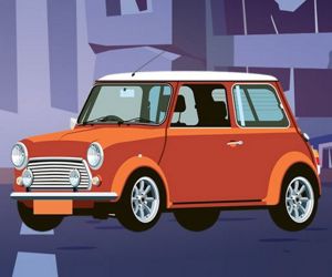 Hra: British Cars Jigsaw