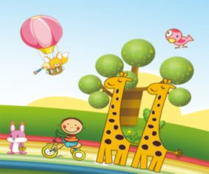 Hra: Cartoon Giraffe Puzzle