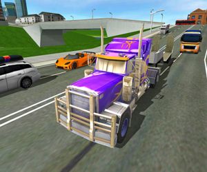 Hra: Euro Truck Driving Sim 2018 3d