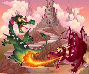 Hra: Fairy Tale Dragons Memory