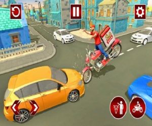 Hra: Fast Pizza Delivery Boy Game 3d