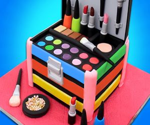 Hra: Girl Makeup Kit Comfy Cakes Pretty Box Bakery Game
