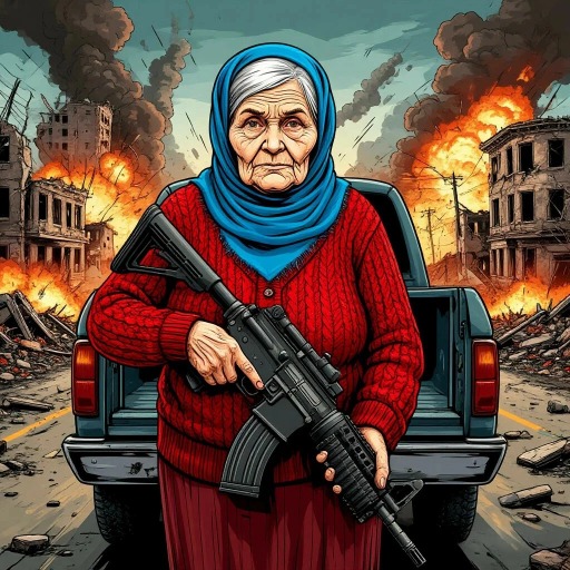 Hra: Grandma With Machine-gun: Apocalyps
