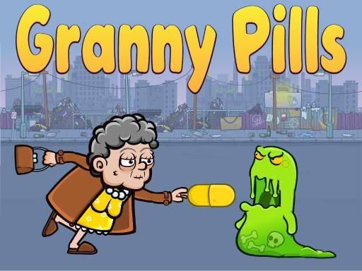 Hra: Granny Pills - Defend Cactuses