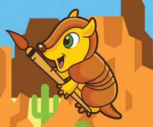 Hra: Happy Armadillo Coloring