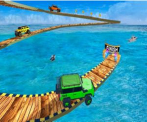 Hra: Impossible Tracks Jeep Stunts Driving Game