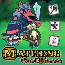 Hra: Matching Card Heroes