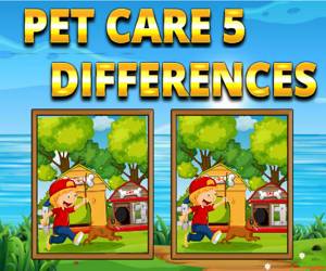 Hra: Pet Care 5 Differences