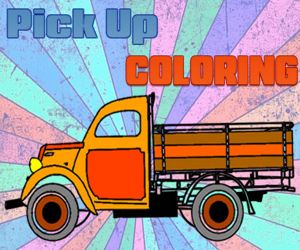 Hra: Pick Up Trucks Coloring