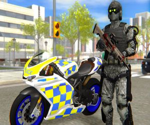 Hra: Police Bike City Simulator