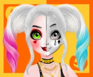 Hra: Princess Halloween Makeup Halffaces