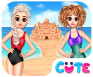 Hra: Princess Summer Sand Castle
