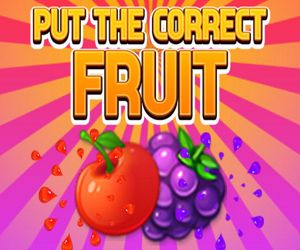 Hra: Put The Correct Fruit