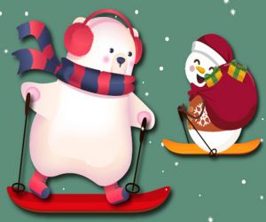 Hra: Ski Xmas