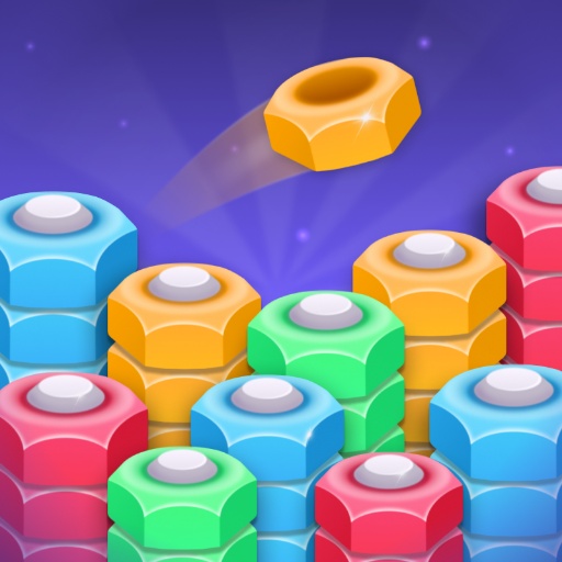 Hra: Sort Puzzle - Nuts And Bolts