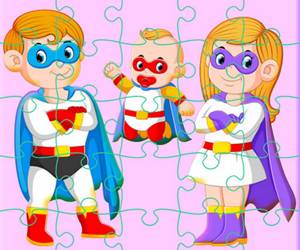Hra: Super Hero Family Jigsaw