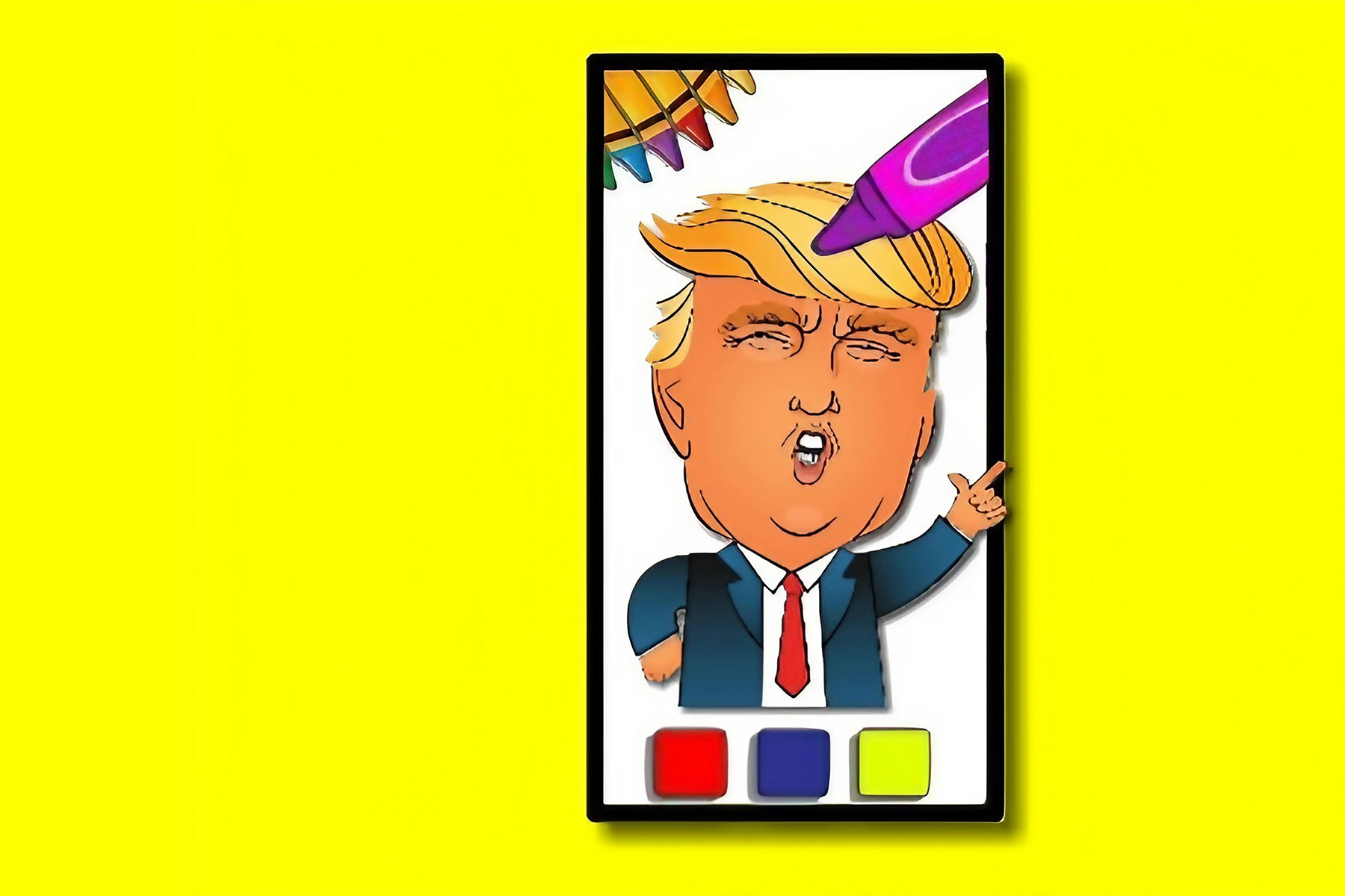 Hra: Trump Coloring Time