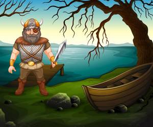 Hra: Viking Warrior Battle Jigsaw